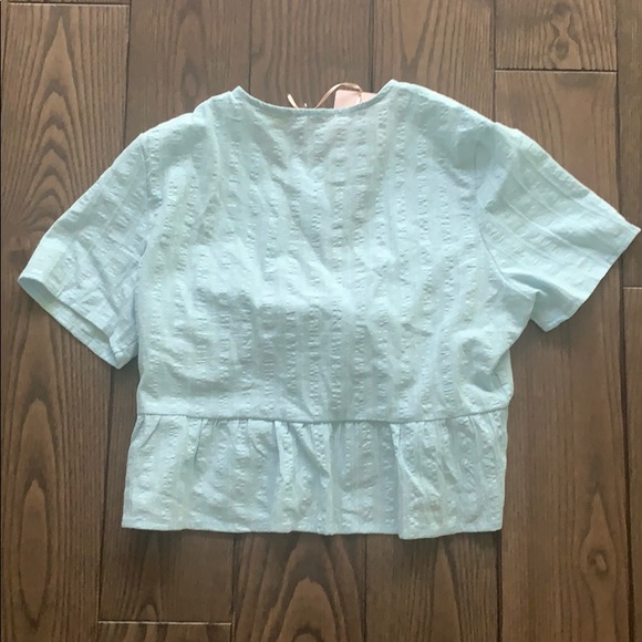 Pacsun Blue Tie Shirt - Picture 2 of 2